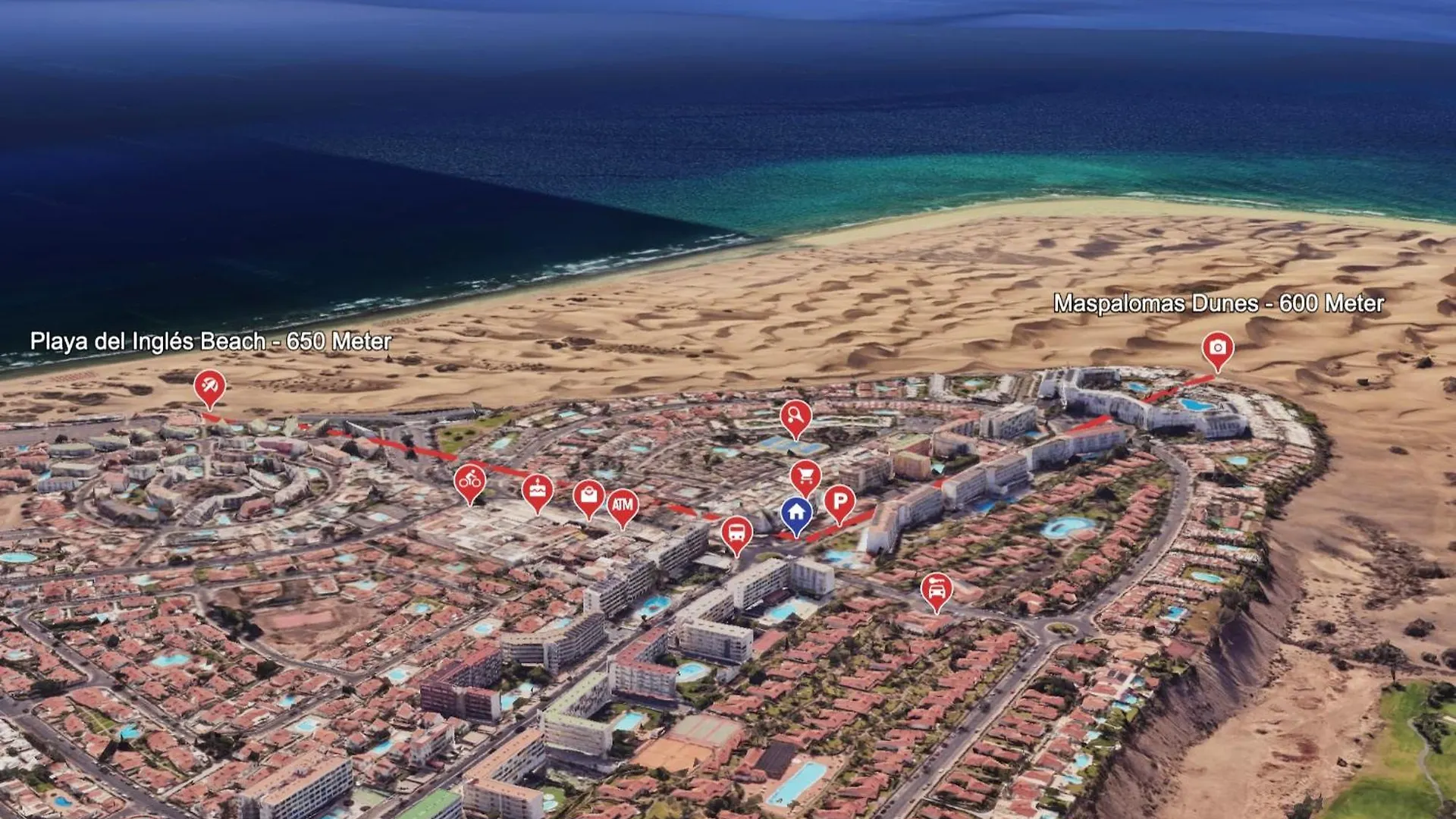Casa Lex I Ocean & Sunrise Panorama I Steps From Dunes And Beach I Private 50 Sqm Terrace I Pool Μασπαλόμας